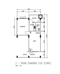 Blk 70 Circuit Road (Geylang), HDB 2 Rooms #575412281